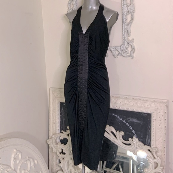 Black Halter Dress - Picture 9 of 11